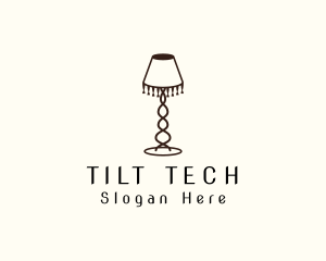 Retro Lamp Lighting logo design