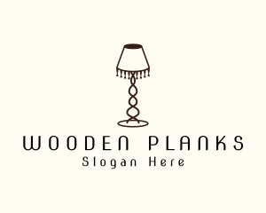 Retro Lamp Lighting logo design