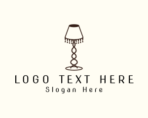 Retro Lamp Lighting Logo