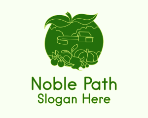 Natural Vegetable Patch Farm  Logo