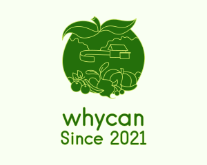 Agriculturist - Natural Vegetable Patch Farm logo design