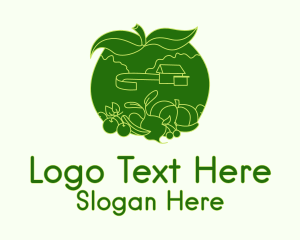 Natural Vegetable Patch Farm  Logo