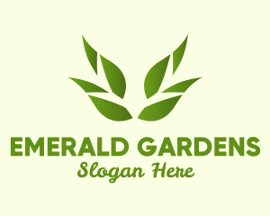 Green Leaves Gardening  logo design