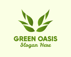 Green Leaves Gardening  logo design