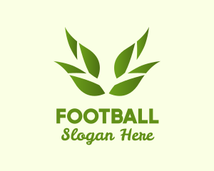 Vegan - Green Leaves Gardening logo design
