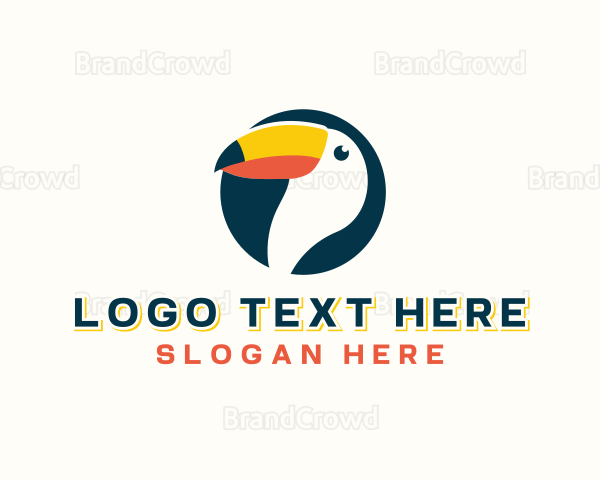 Toucan Beak Bird Logo