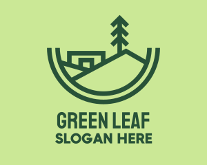 Green Eco Real Estate  logo design