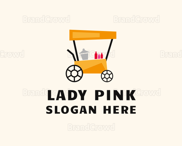 Street Food Meal Cart Logo