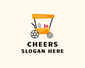 Street Food Meal Cart Logo