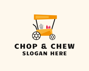 Street Food Meal Cart Logo