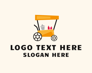 Street Food Meal Cart Logo