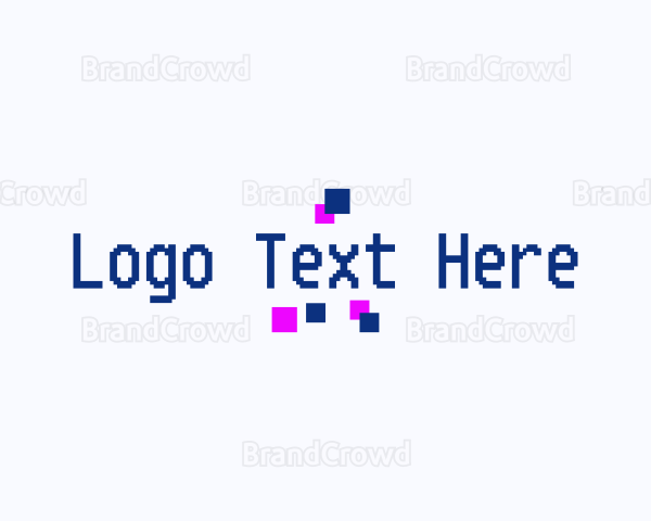 Pixel Tech Retro Logo