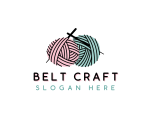 Yarn Craft Knitting logo design