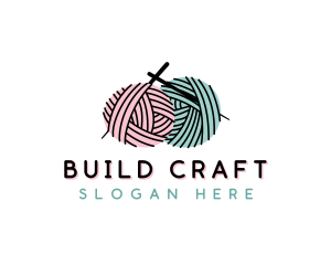 Yarn Craft Knitting logo design