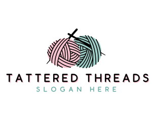 Yarn Craft Knitting logo design