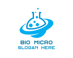 Microbiology - Blue Planet Chemical Laboratory logo design