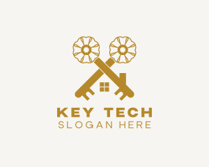 Key House Property logo design