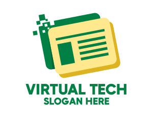 Virtual Digital Records logo design