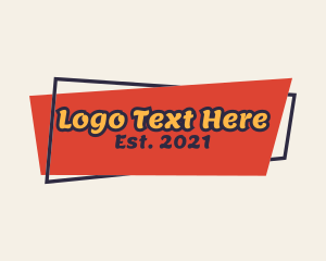 Business - Fun Retro Signage logo design