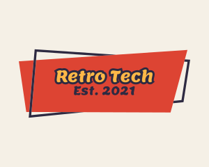 Fun Retro Signage logo design