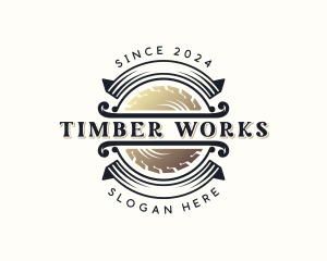 Sawmill - Sawmill Woodwork Lumberjack logo design