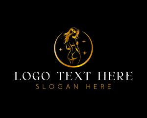 Erotic - Sexy Woman Body logo design