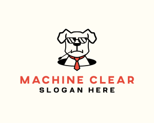 Shelter - Boss Dog Tie Grooming logo design