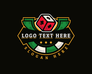 Chip - Gambling Casino Dice logo design