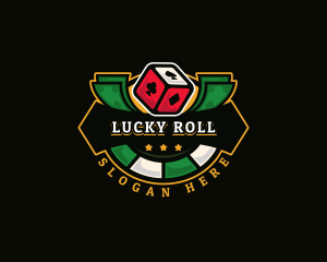 Gambling Casino Dice logo design