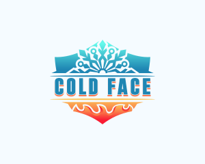 Cold Heating Ventilation logo design