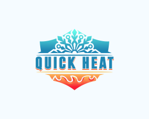 Cold Heating Ventilation logo design