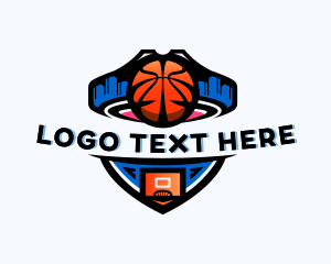 Basketball Ring - Basketball Sports Tournament logo design