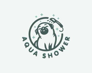 Shower Dog Grooming  logo design