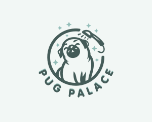 Shower Dog Grooming  logo design