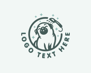 Sparkles - Shower Dog Grooming logo design
