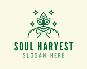 Eco Plant Sprout Agriculture logo design