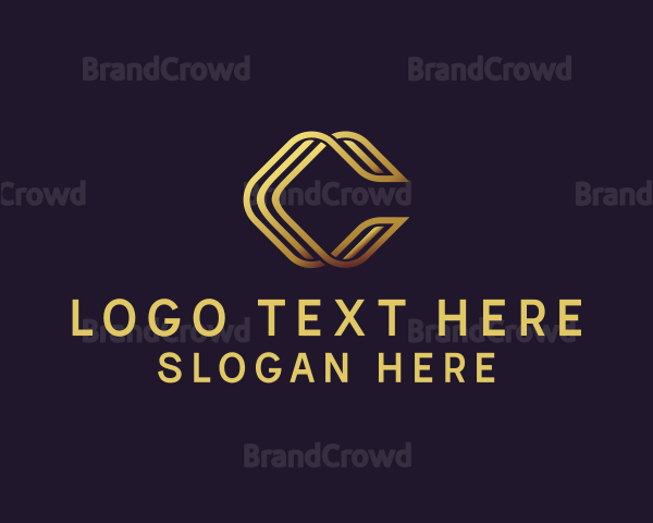 Elegant Metallic Jewelry Logo