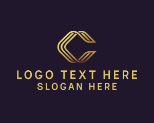 Elegant Metallic Jewelry Logo