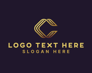 Financial - Luxury Boutique Letter C logo design