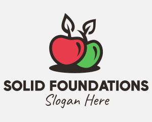 Red Green Apple Logo