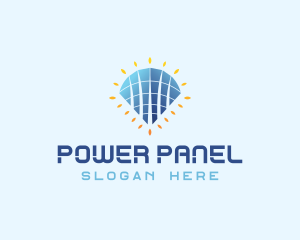 Panel - Tower Solar Panel logo design