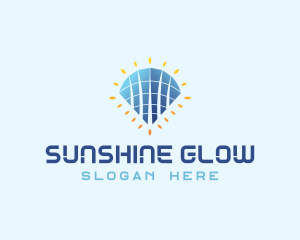 Sunlight - Tower Solar Panel logo design