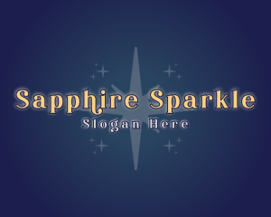 Wishing Star Sparkle logo design