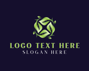 Eco Friendly - Leaf Plant Farm logo design