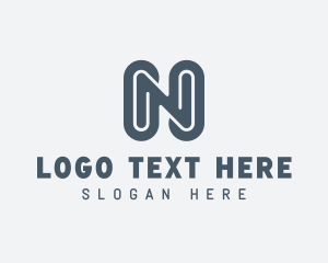 Modern - Agency Consulting Letter N logo design