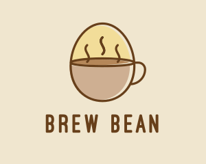 Coffee - Egg Coffee Breakfast logo design