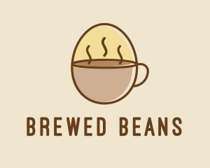 Coffee - Egg Coffee Breakfast logo design