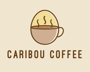 Egg Coffee Breakfast logo design