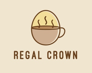 Egg Coffee Breakfast logo design