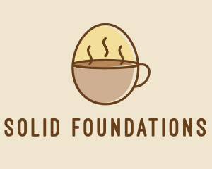 Mug - Egg Coffee Breakfast logo design